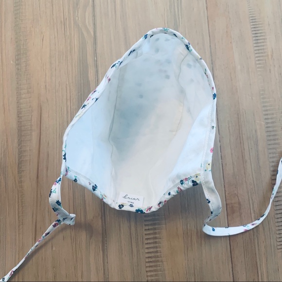 Briar Cream Floral Bonnet Cottagecore - Picture 3 of 4